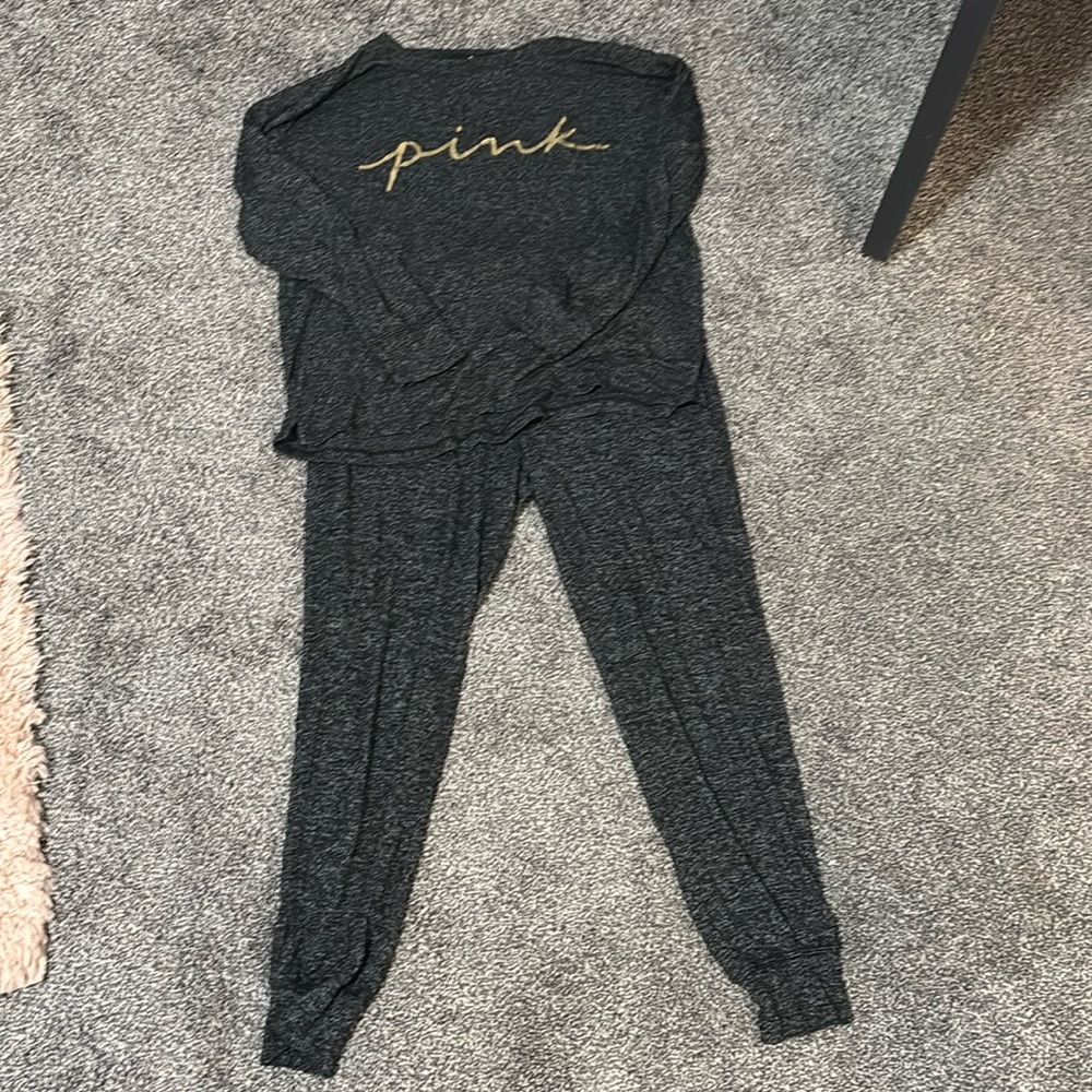 Gray and gold pink sleepset